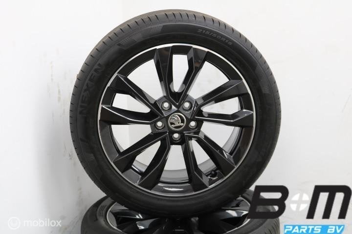NIEUW! ORIGINEEL! 18 inch velgen Skoda Karoq! 57A601025AS, 18 inch, Banden en Velgen, Personenwagen, Zomerbanden