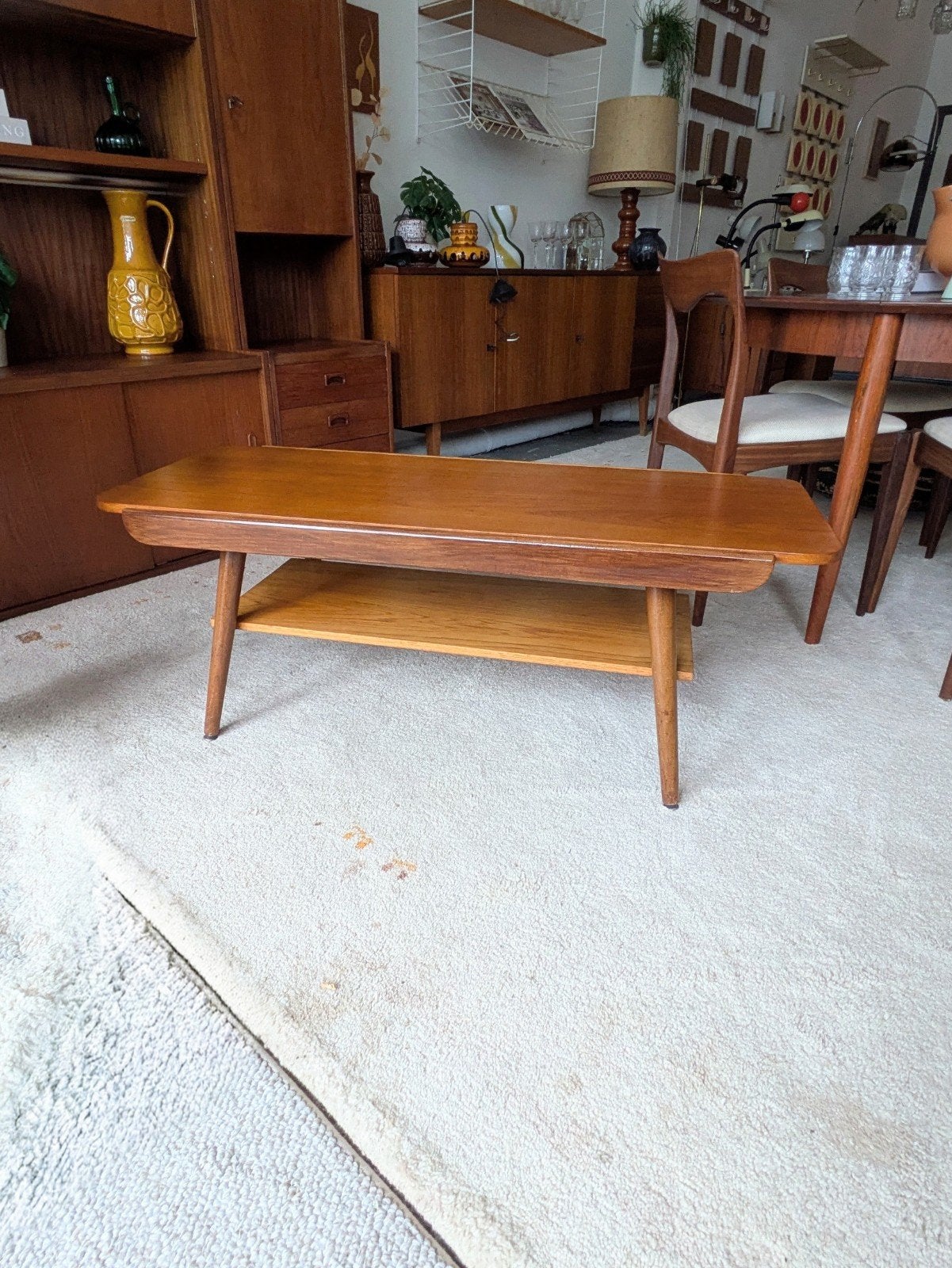 Vintage retro salontafel, Ophalen