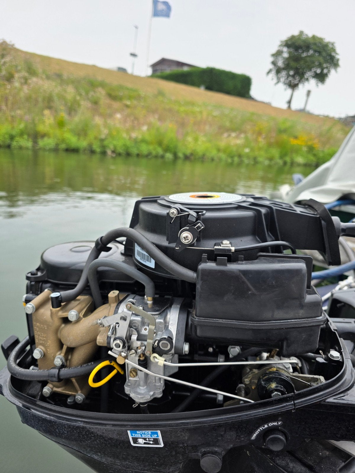 Talamex 3.20 ALU rubberboot + Mercury 8pk, Aluminium, Gebruikt, Inclusief motor, Ophalen