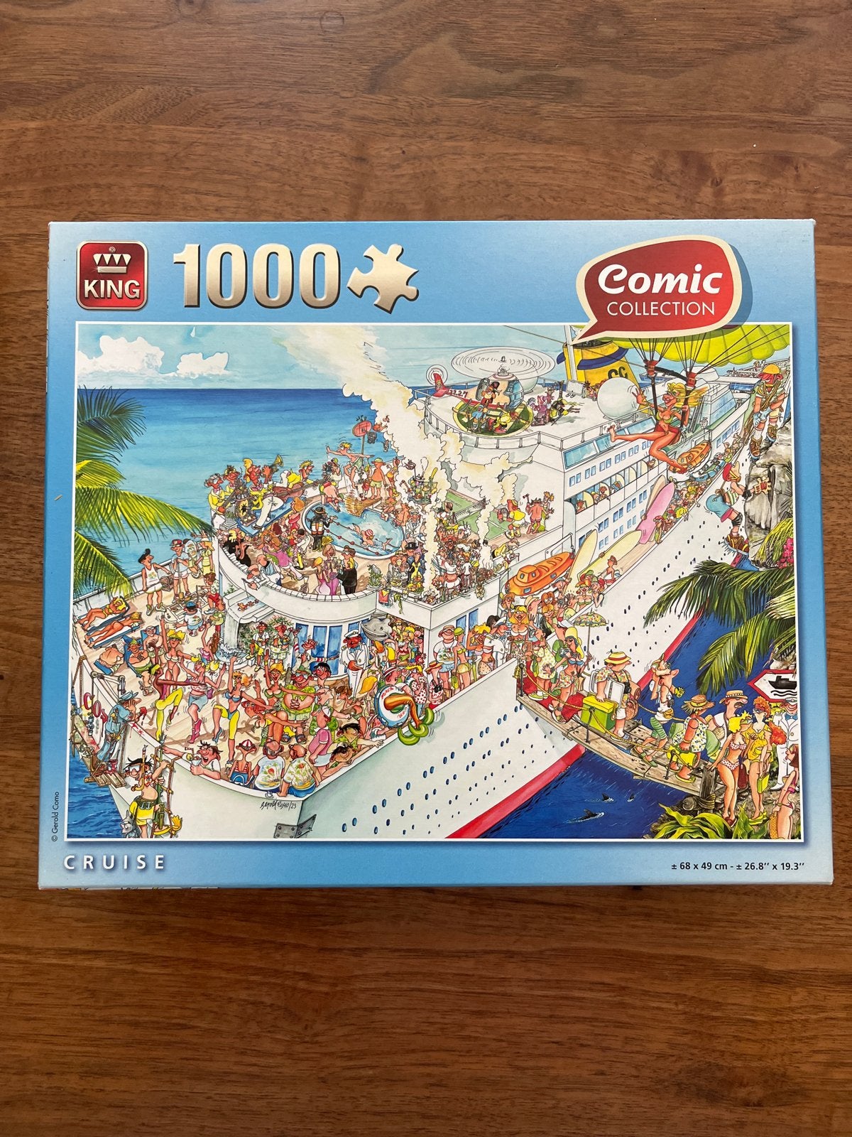 King Comic Collection Cruise Legpuzzel 1000 stukjes, Ophalen, 500 t/m 1500 stukjes, Gebruikt, Legpuzzel