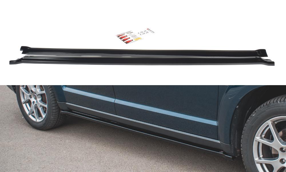 Voorlip sideskirt splitter spoiler - Fiat Freemont 2011-2015, Ophalen of Verzenden