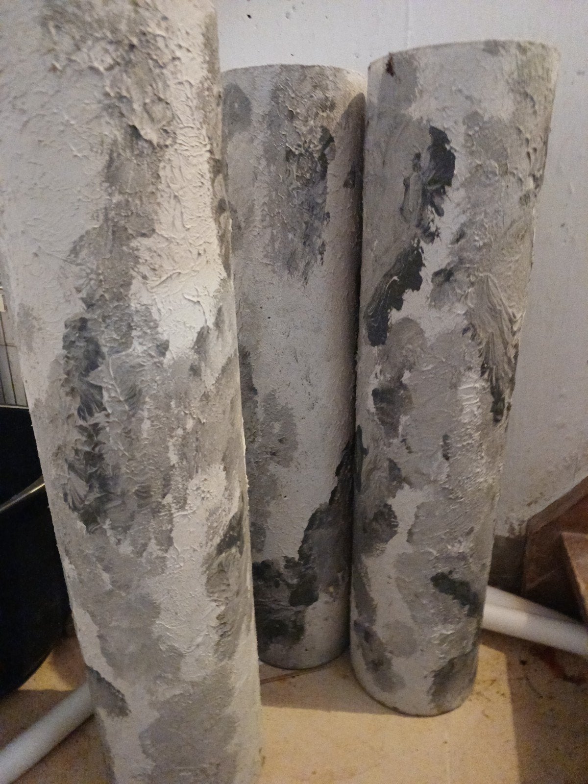 3x hooge vazen 1m hoog, Ophalen, Overige materialen, Minder dan 4 cm, Minder dan 5 m²
