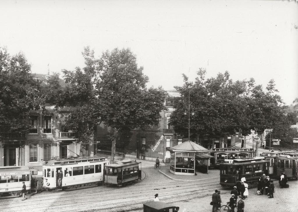 Utrecht Tram Utrecht-Zeist-de Bilt met Ford Foto, Ophalen of Verzenden, Voor 1920, Ongelopen, Utrecht