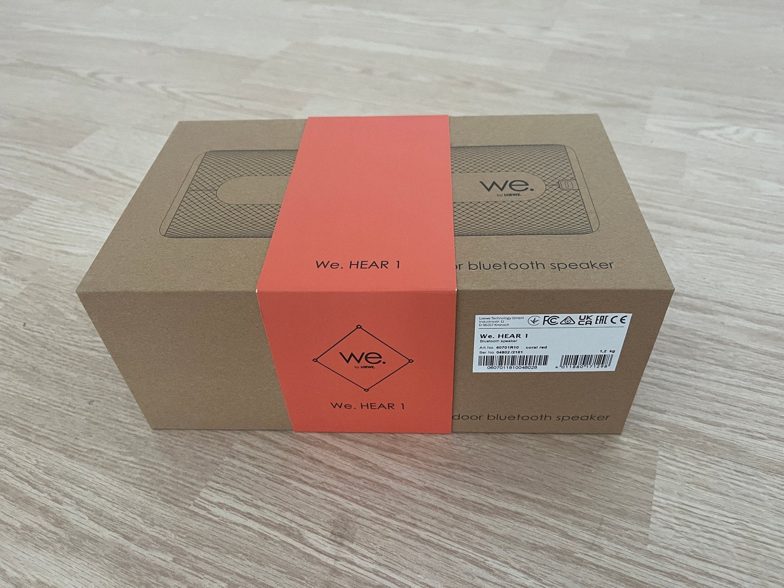 We HEAR 1 Bluetooth Speaker - Nieuw in doos, Audio, Tv en Foto, Overige merken, Nieuw, Ophalen of Verzenden, Draagbare speaker