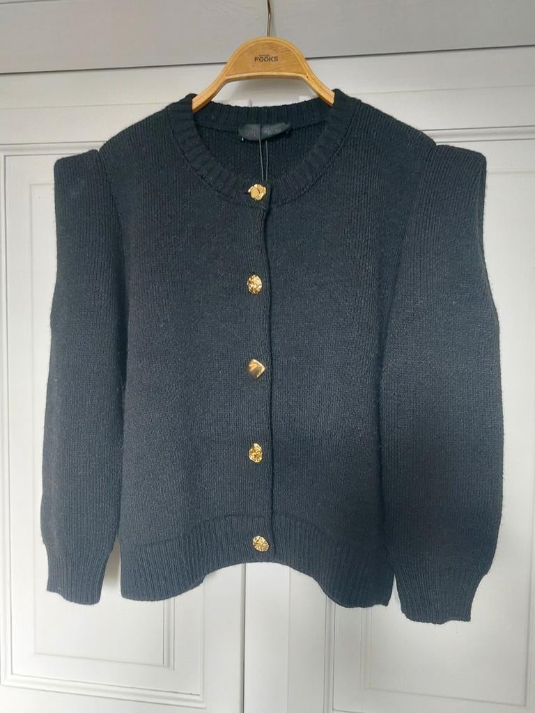 Zara tricot vest met geaccentueerde schouders, Ophalen of Verzenden, Nieuw