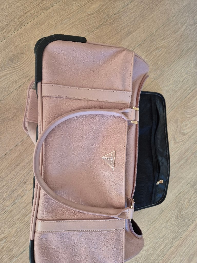 Guess Reistas Roze - Ideaal voor korte trips, Wieltjes, Gebruikt, 20 tot 30 cm, Ophalen of Verzenden