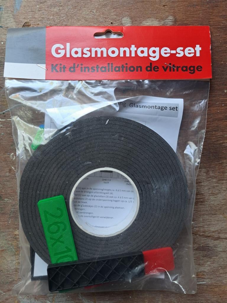 Glasmontage-set - Kit d'installation de vitrage, Ophalen, Nieuw, Overige typen