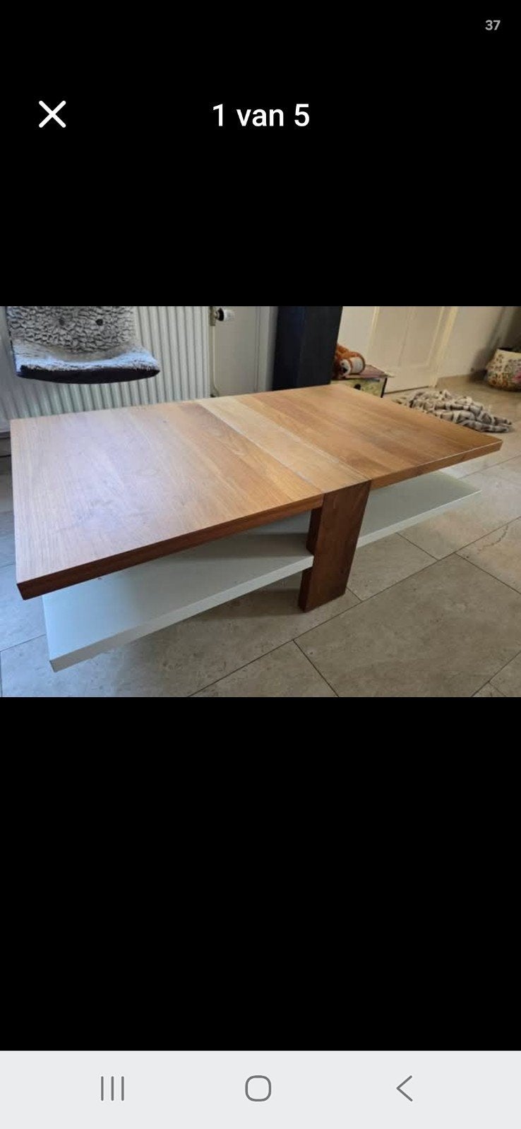 Hulsta salontafel en dressoir/tv-kast, Ophalen