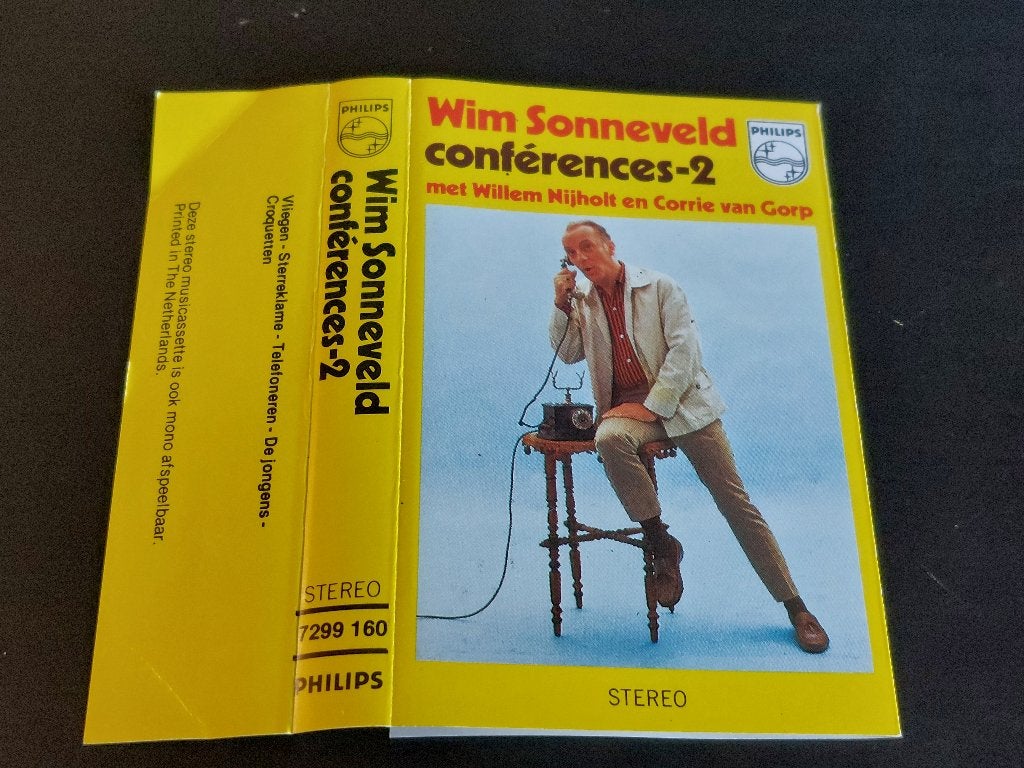 WIM SONNEVELD - CONFERENCES - 2 (MC), 1 bandje, Ophalen of Verzenden, Zo goed als nieuw, Origineel