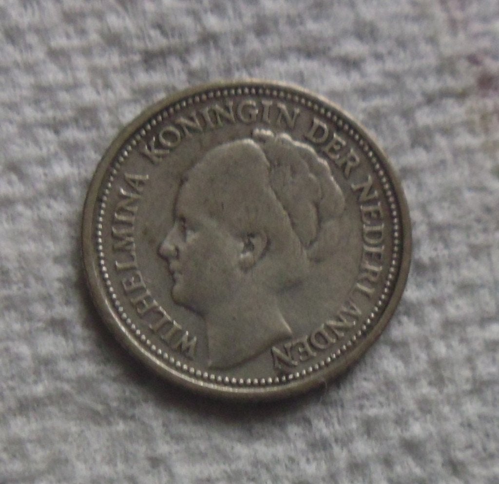 Nederland 10 cent 1927., Verzenden, Zilver, 10 cent, Koningin Wilhelmina
