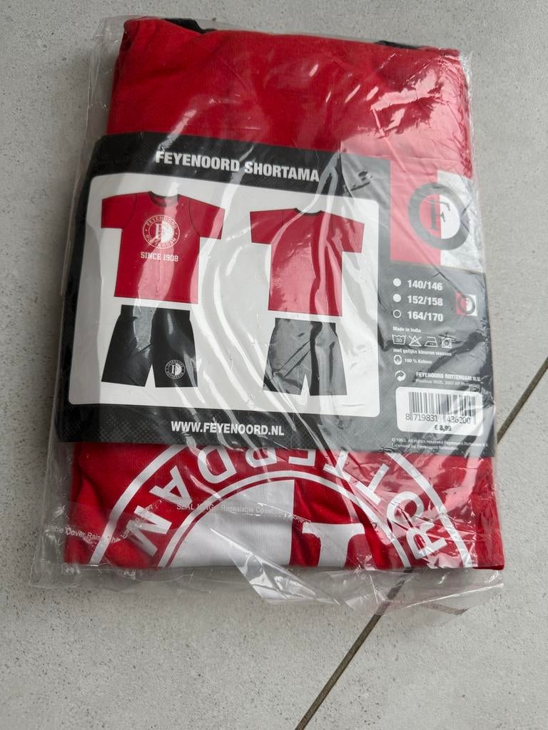 Feyenoord Shortama Maat 164/170 - Nieuw, Ophalen of Verzenden