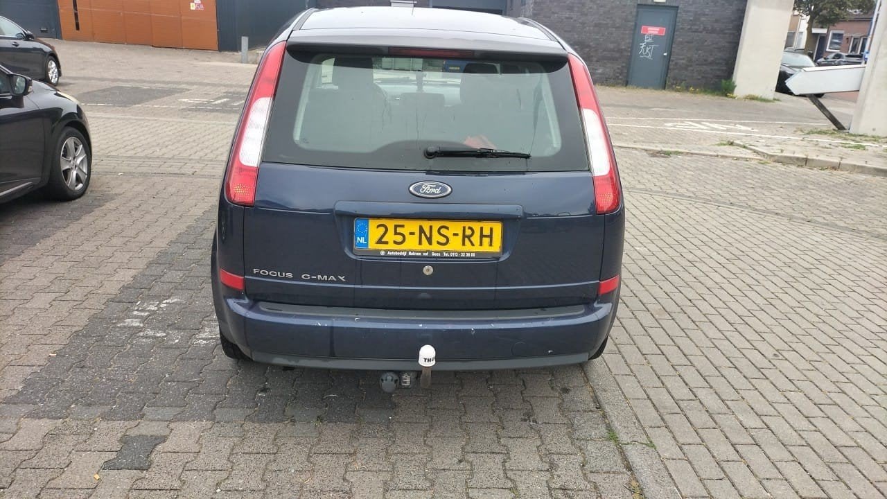 Ford C-Max 1.8 88KW 2004 Blauw, Voorwielaandrijving, 1287 kg, 4 cilinders, Blauw