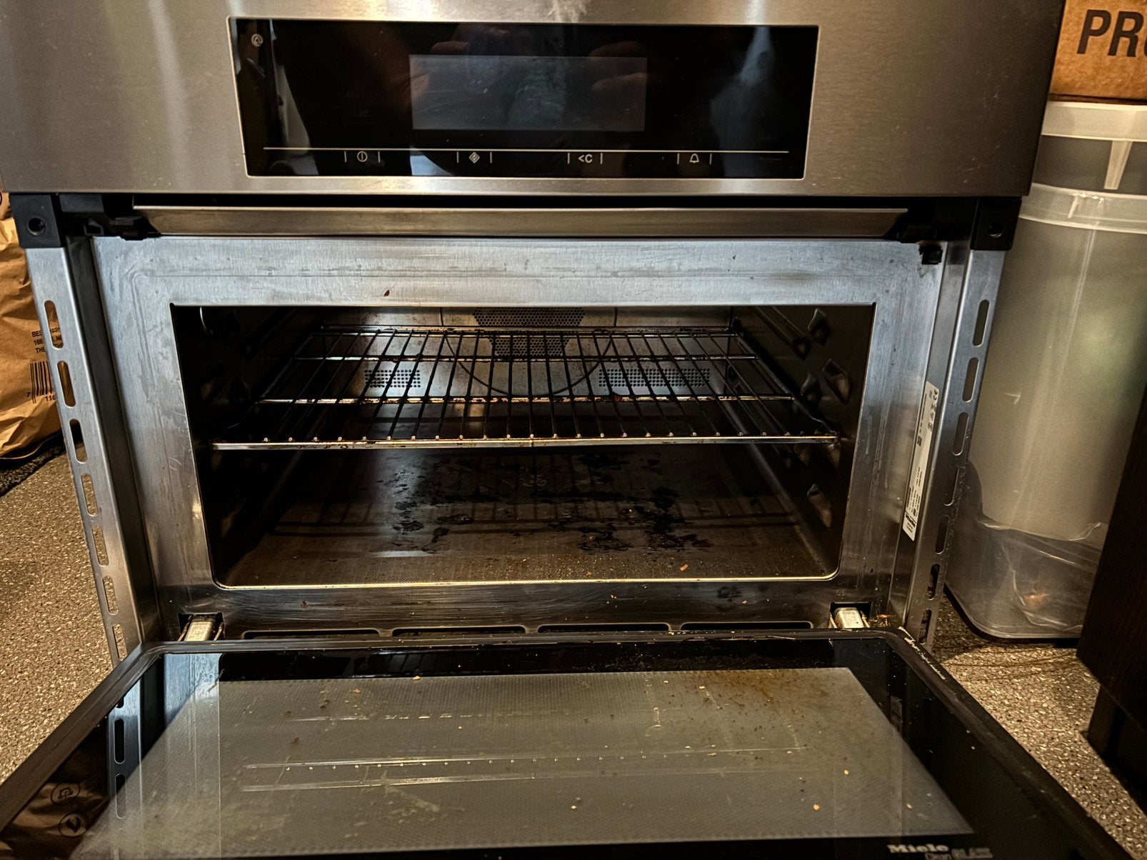 Miele combi oven H5080BM, 45 tot 50 cm, Gebruikt, 60 cm of meer, Ophalen of Verzenden