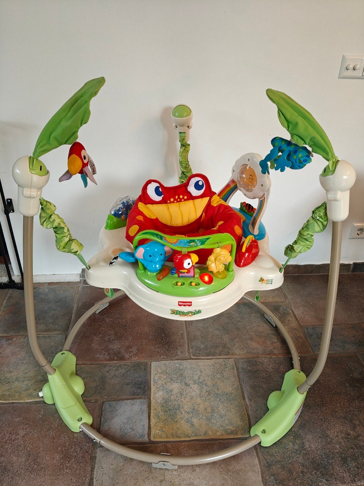 Fisher-Price Rainforest Jumperoo, Ophalen of Verzenden, Zo goed als nieuw, Overige typen, Met licht