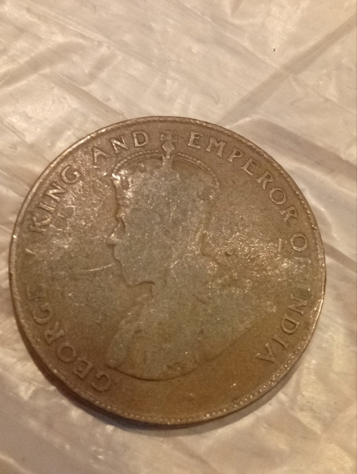Zeldzame munt Mauritius 5 Cents 1929 Koning George V, Postzegels en Munten, Ophalen of Verzenden, Overige landen, Losse munt