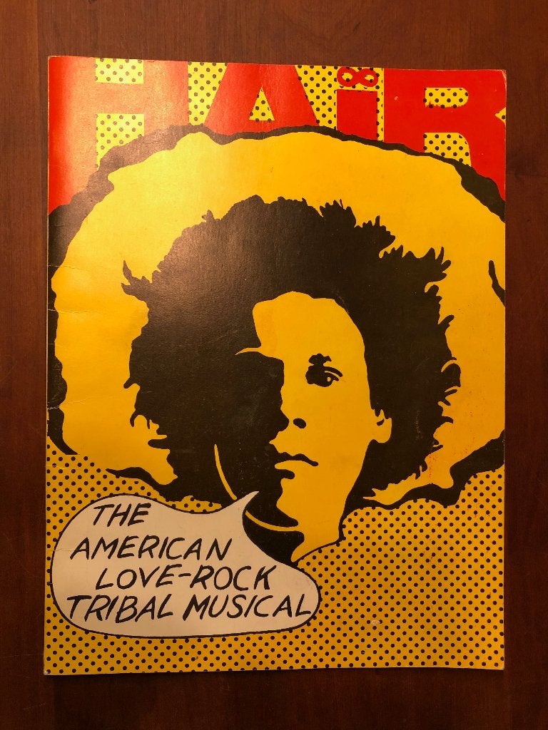 programmaboekje en tickets Hair Amsterdam 1970, Ophalen of Verzenden, Zo goed als nieuw, Boek, Tijdschrift of Artikel