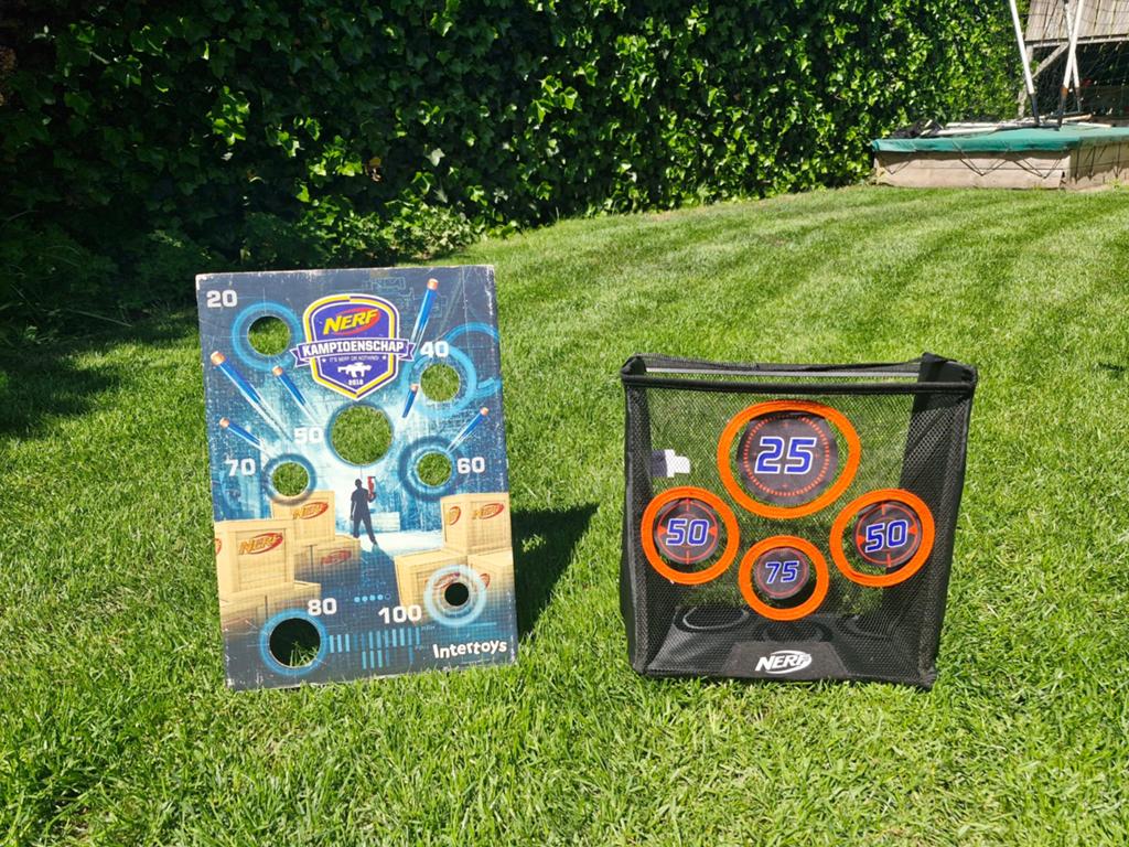 Nerf schietdoelen met punten, 2 stuks, Ophalen, Gebruikt