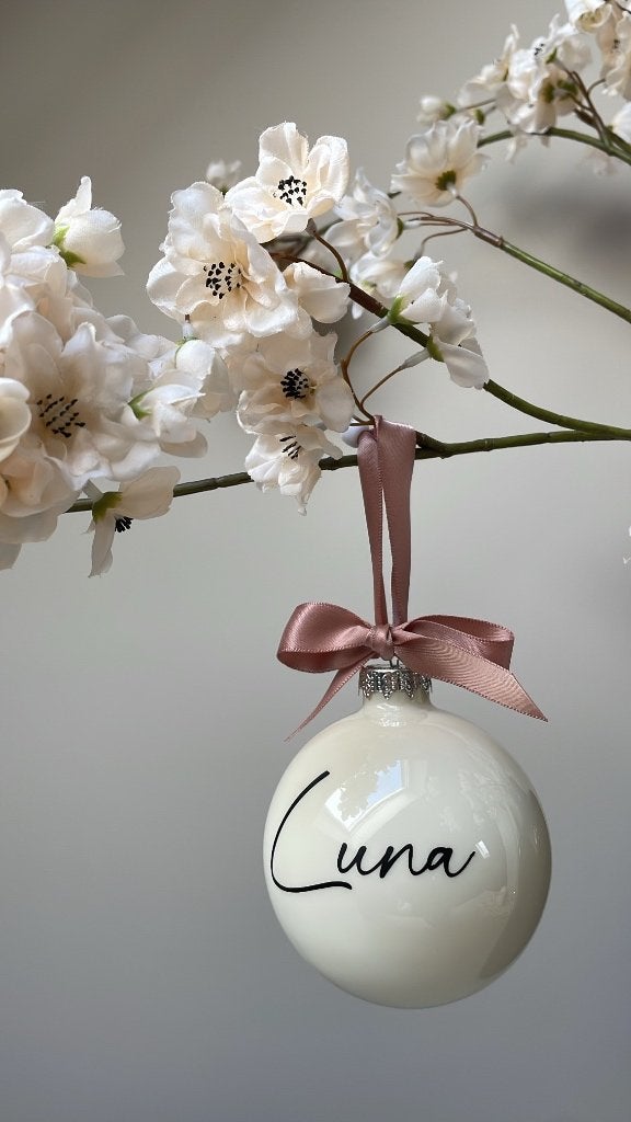 Kerstbal met naam, Diversen, Ophalen, Nieuw