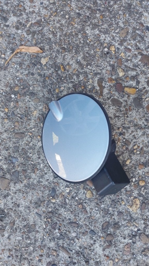 Licht blauw tankdop klepje Opel Corsa D model, Ophalen of Verzenden
