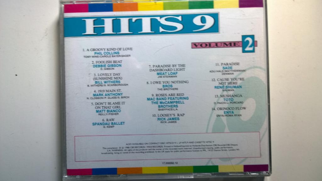 Hits Album Volume 9 Deel 2, Ophalen of Verzenden, Zo goed als nieuw, Pop