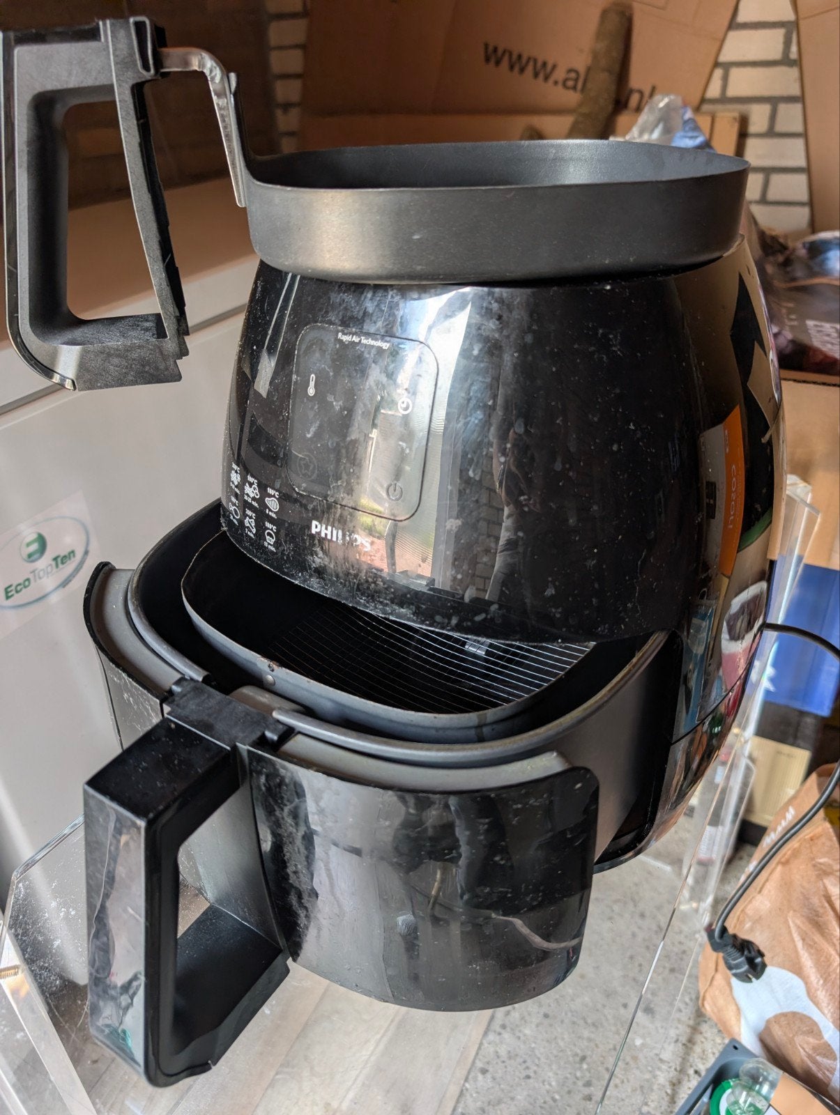 Philips Avance Airfryer XL HD9247/90 - Met bakplaat, Ophalen, Gebruikt, Airfryer XL