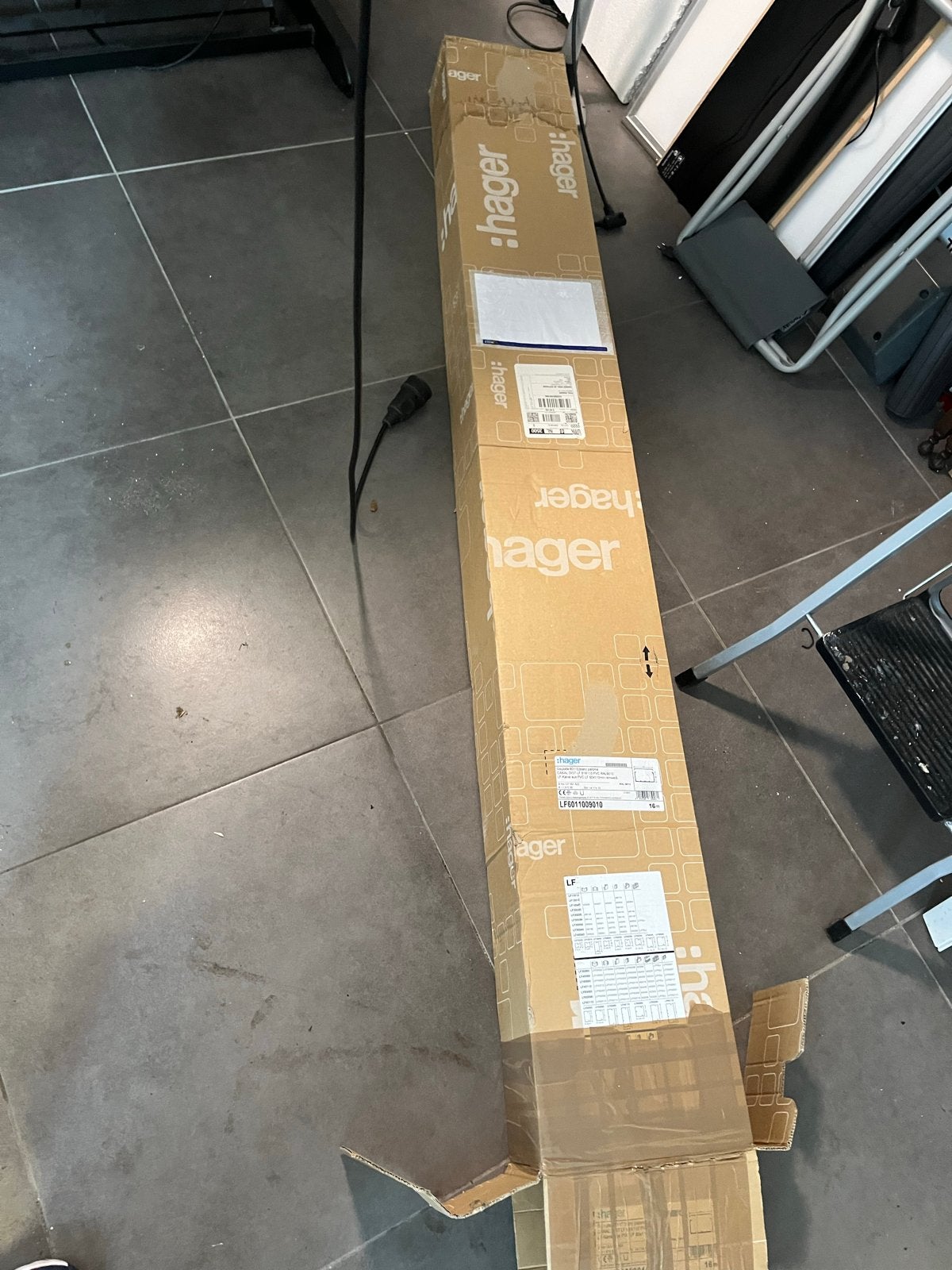 Hager LF6011009010 Kabelgoot 61x110mm PVC Wit, Doe-het-zelf en Verbouw, Ophalen, Nieuw, Hager, Overige typen