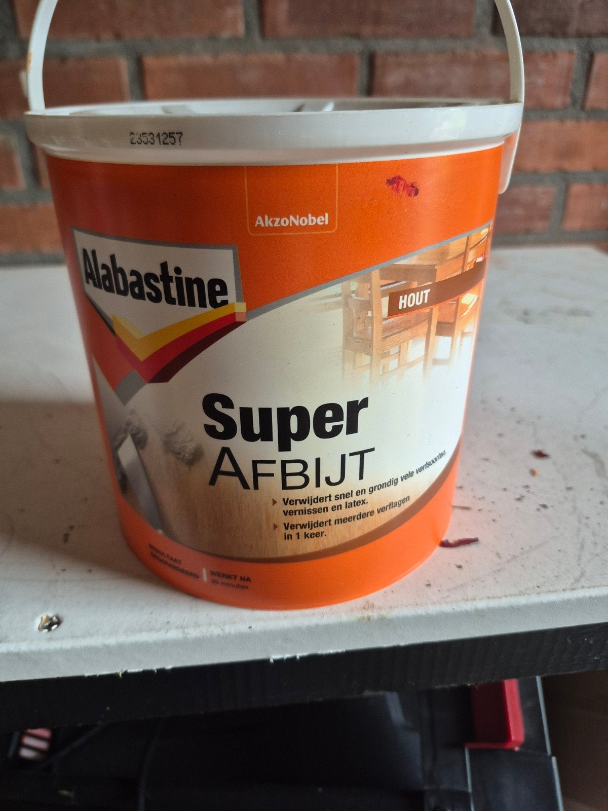 Alabastine Super Afbijt 2,5L - Verf- en Lakverwijderaar, Ophalen