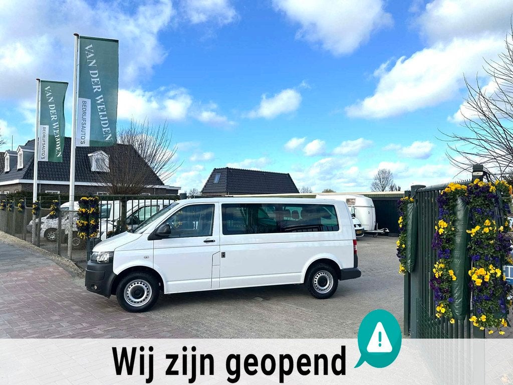 Volkswagen Transporter Kombi 2.0 TDI L2H1 BlueMotion 3 + 3 +, Auto's, Volkswagen, Bedrijf, Te koop, Transporter, ABS, Airbags