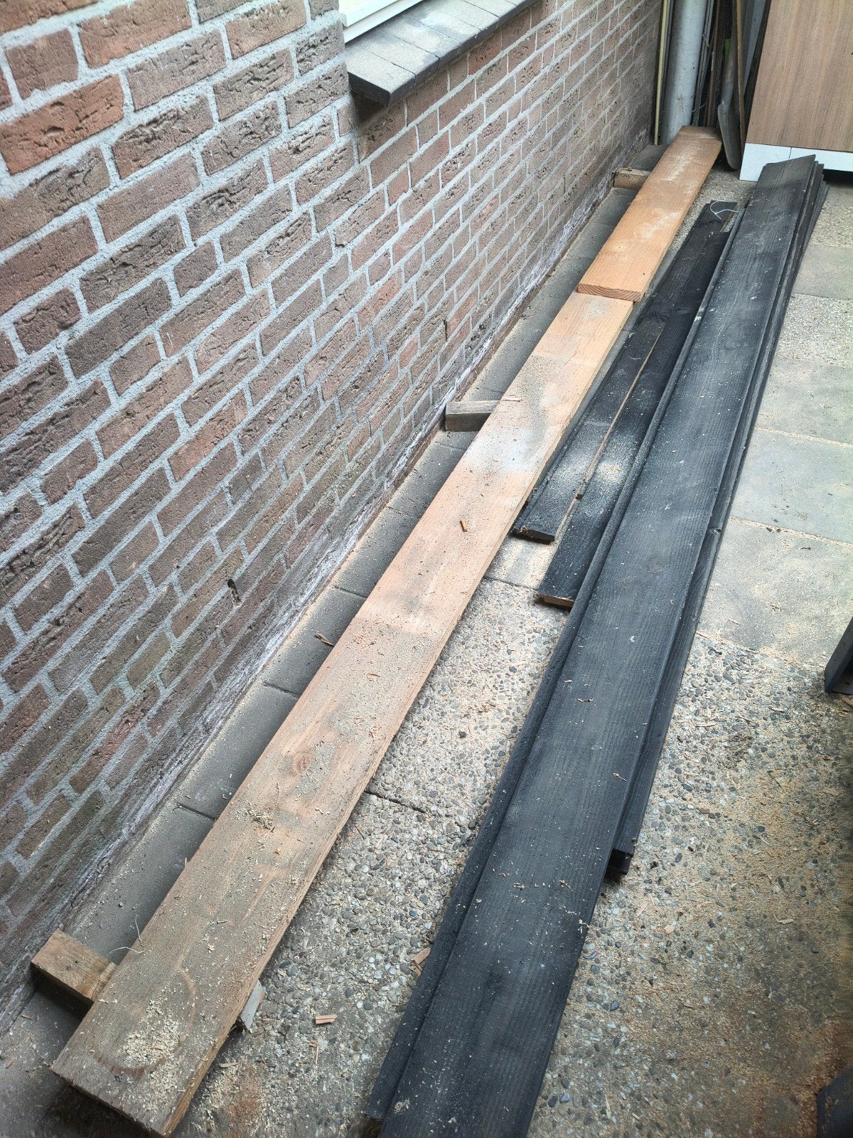 Te koop steiger planken 195x30 van douglas hout, Ophalen, 250 cm of meer, Planken