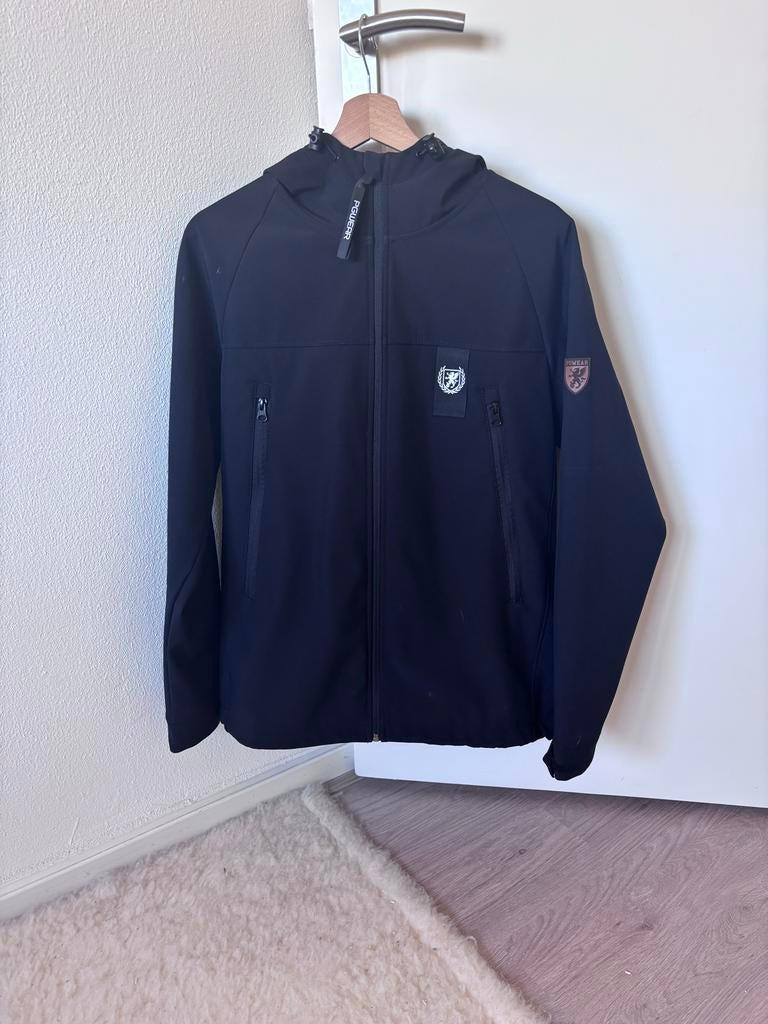 PG Wear Softshell Jas Maat S met Binnenmuts - ZGAN, Ophalen of Verzenden, Zo goed als nieuw, Maat 46 (S) of kleiner, Zwart