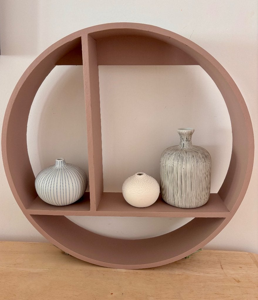 Round Pink Wooden Shelves, Ophalen of Verzenden, Zo goed als nieuw