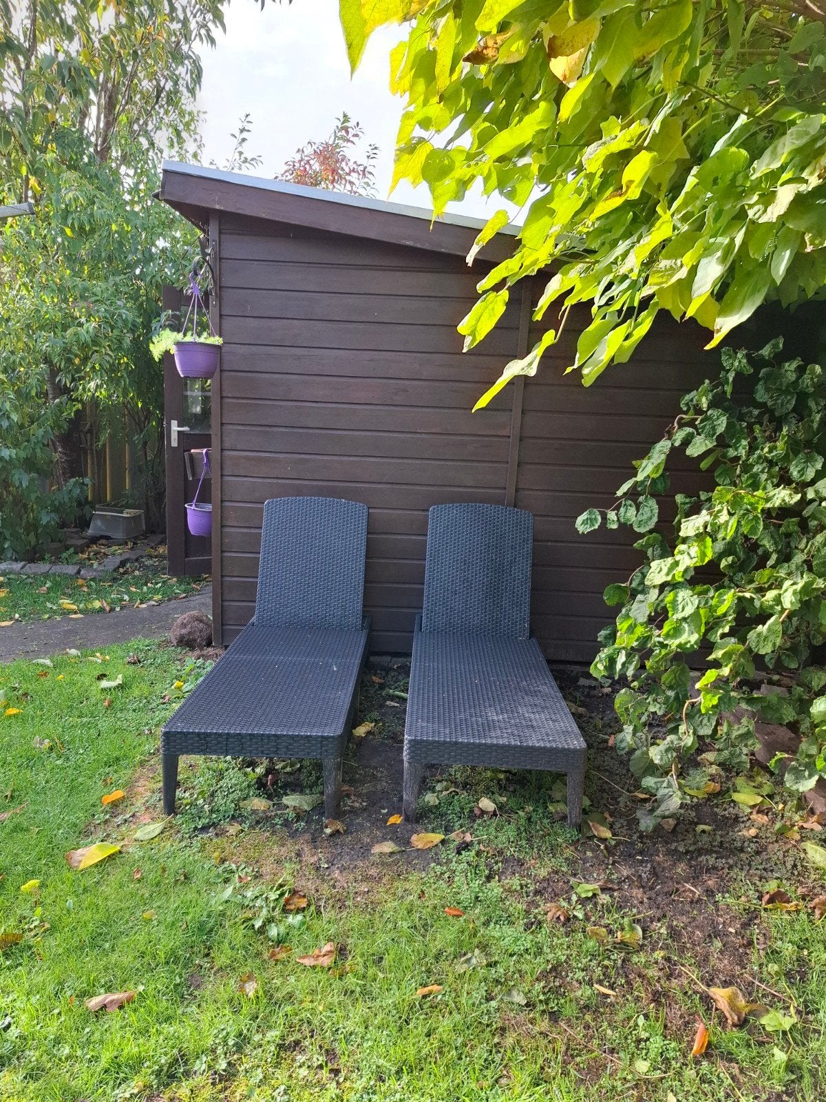 4 comfortabele wicker ligbedden, Tuin en Terras, Ophalen