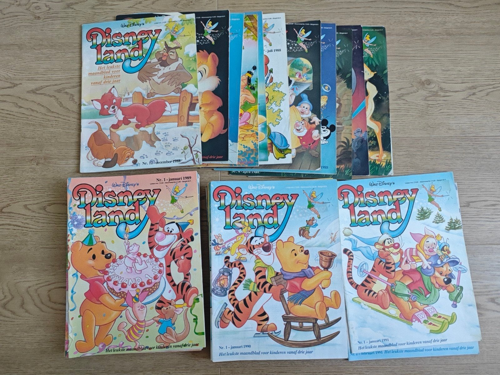 Disneyland Tijdschriften Collectie 1988-1991, Ophalen of Verzenden, Gelezen, Overige typen