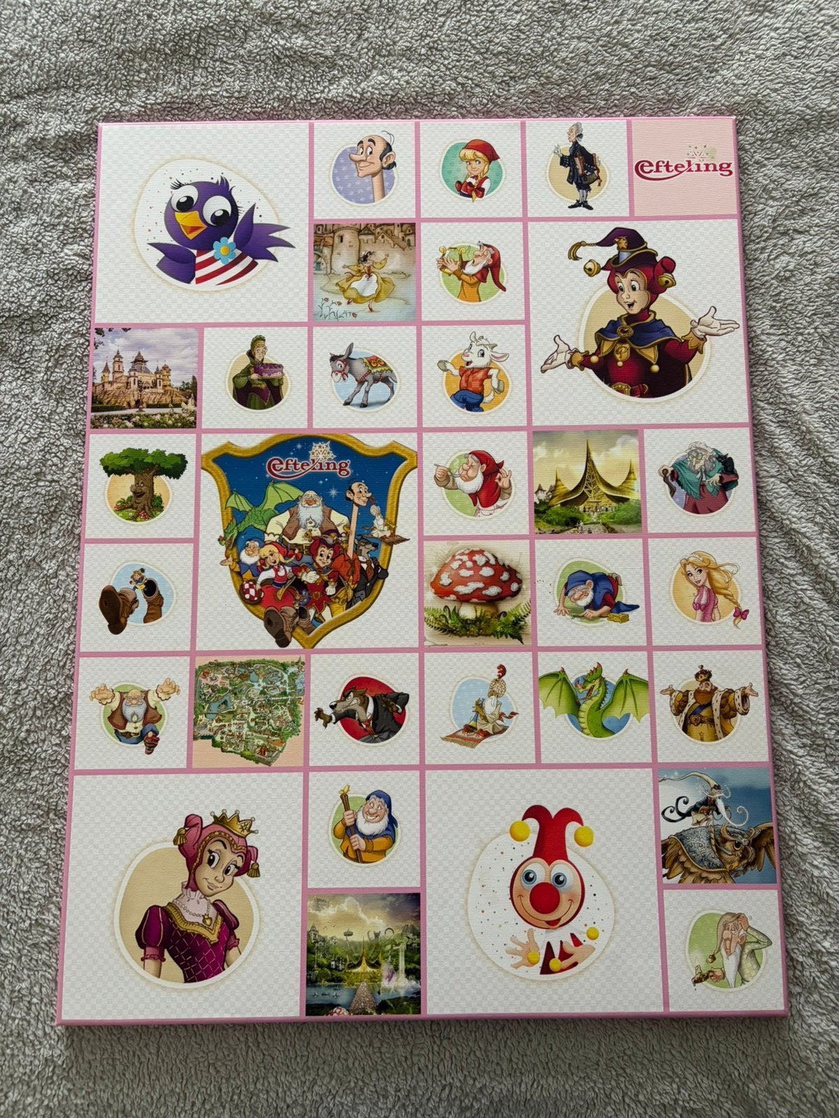 Canvas schilderij Efteling, Kinderen en Baby's, Ophalen, Gebruikt, Wanddecoratie