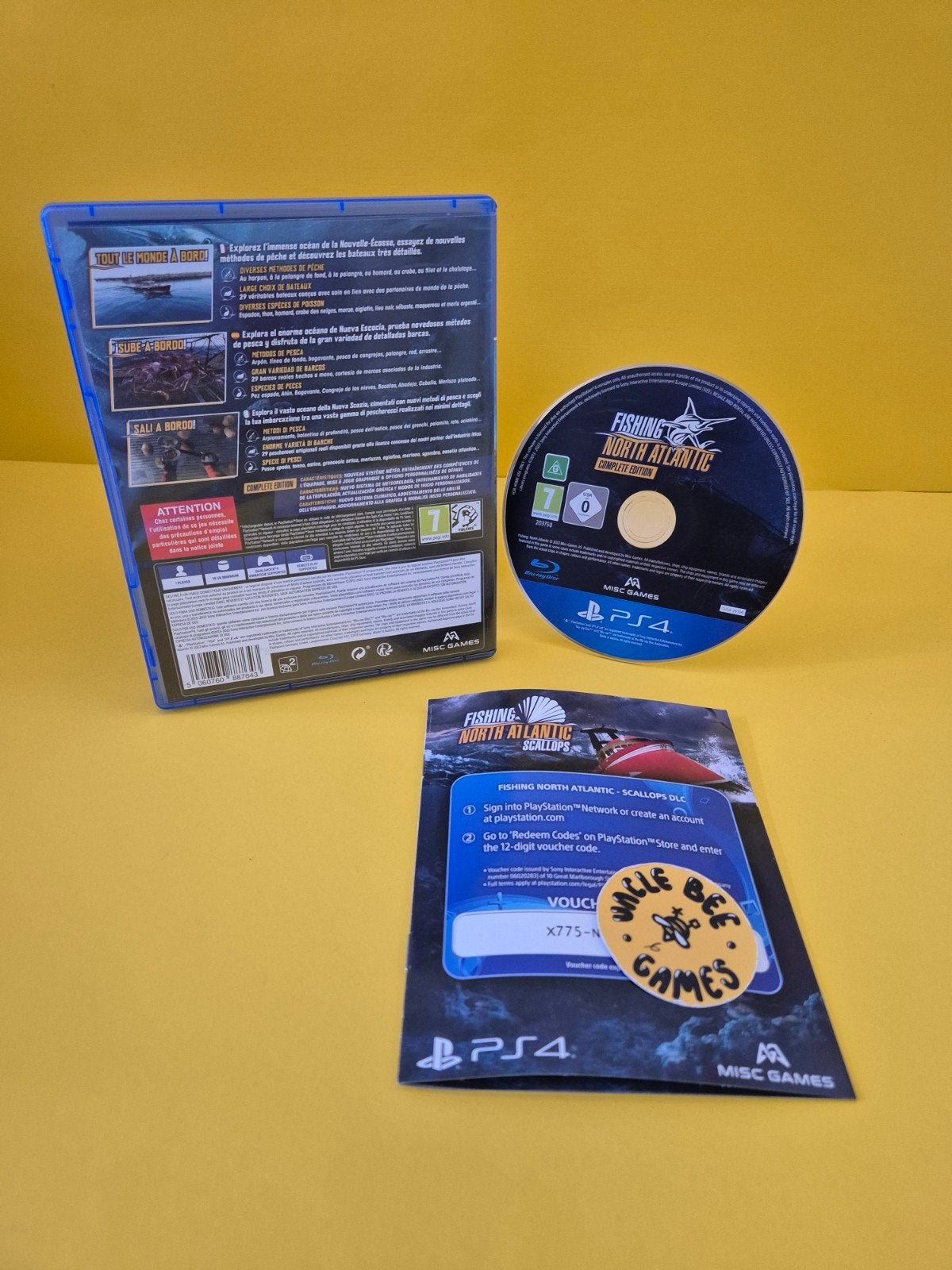 Fishing North Atlantic Complete Edition + Scallop DLC, Onbekend, zie verpakking voor details, Verzenden, 1 speler, Zo goed als nieuw