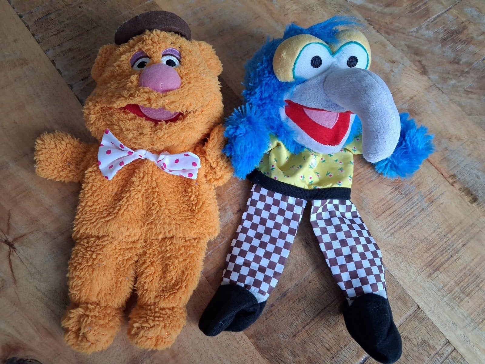 AH Handpoppen de Muppets Fozzie Beer en Gonzo, Ophalen of Verzenden, Overige typen