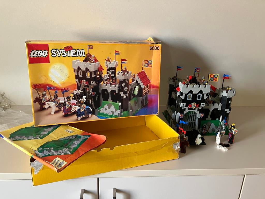 Lego 6086 met doos - Castle Ridder, Gebruikt, Lego, Ophalen of Verzenden, Inclusief doos