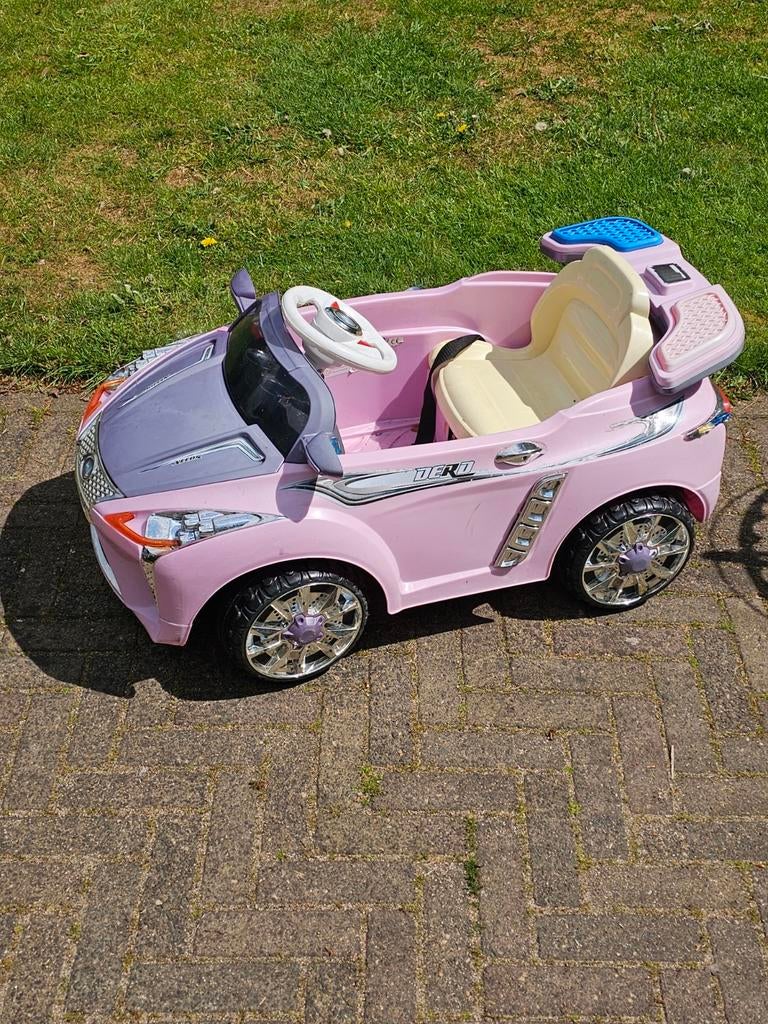 Roze elektrische kinderauto, Ophalen, Gebruikt