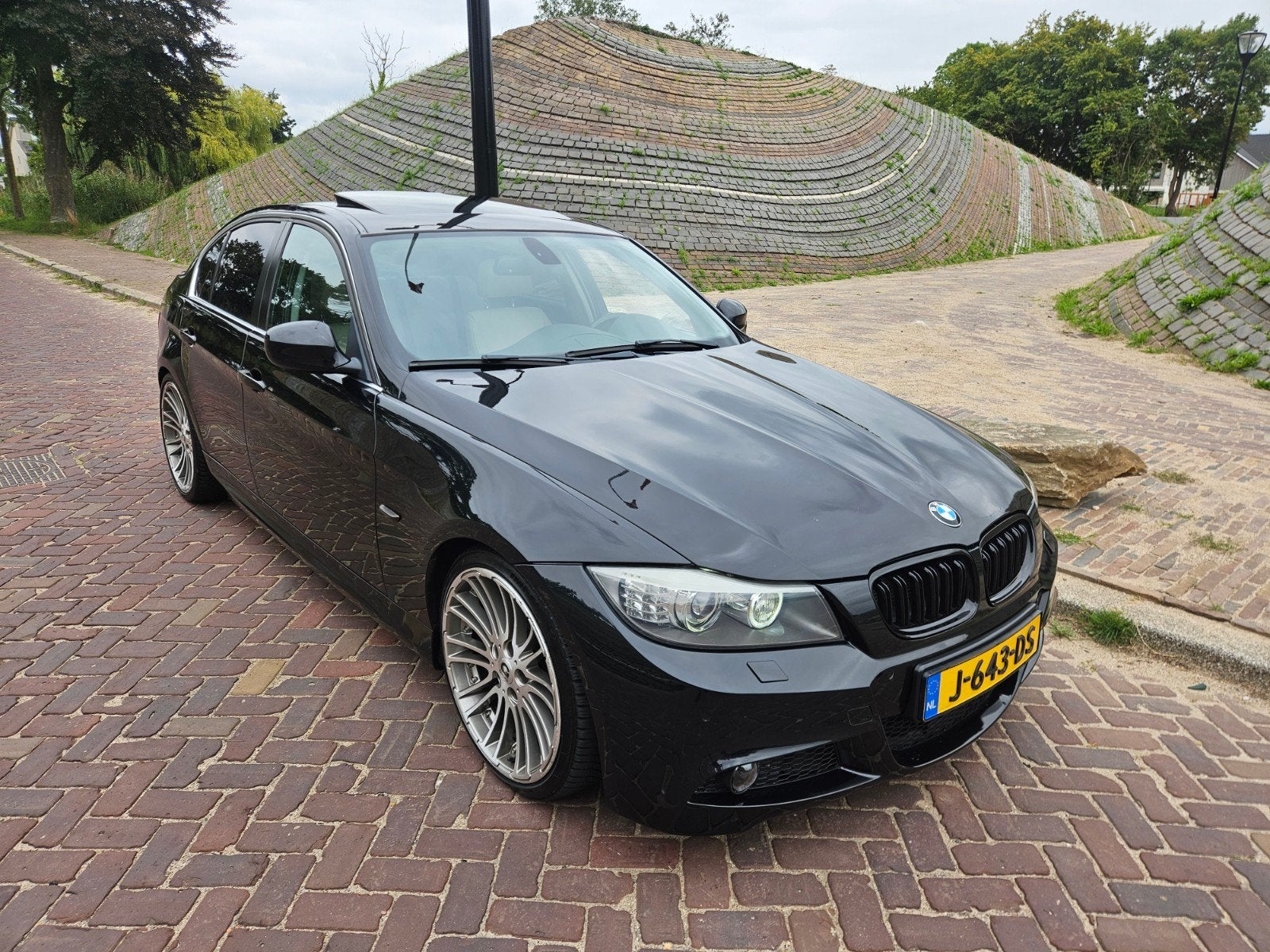 BMW 335i LCI | N55 | M-Pakket | Schuifdak | Keyless | G-Pow, Auto's, BMW, Automaat, Zwart, Parkeerassistent, Particulier