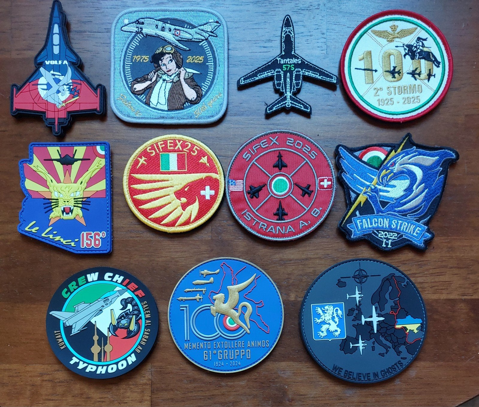 Allerlei luchtmacht patches per stuk tekoop, Verzamelen, Ophalen of Verzenden, Patch, Badge of Embleem