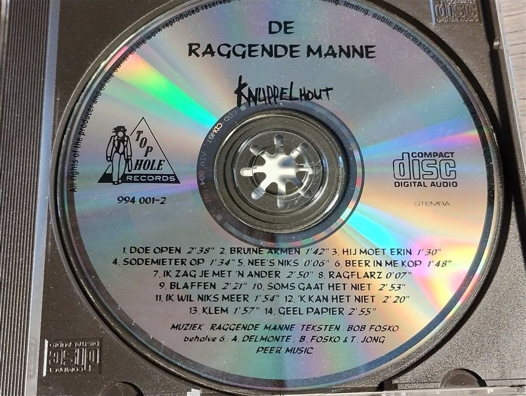 De Raggende Manne ‎- Knuppelhout, Ophalen of Verzenden, Gebruikt, Poprock