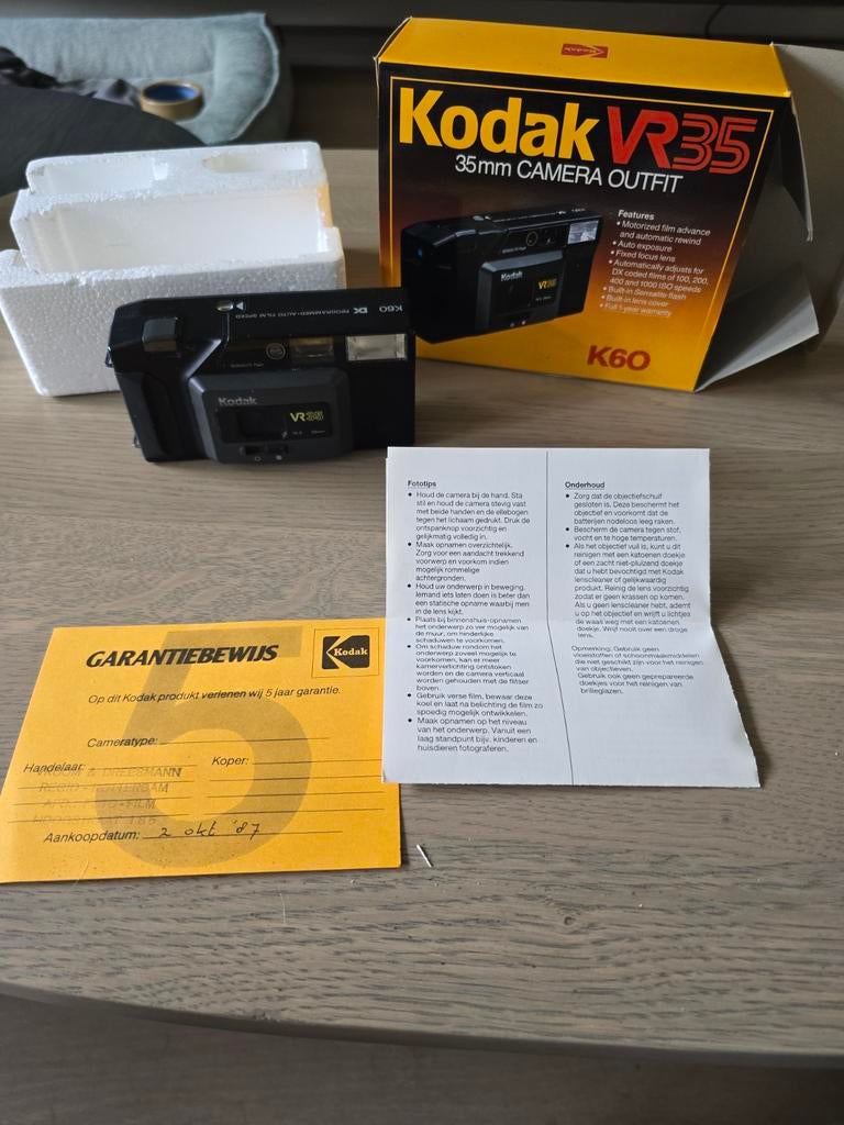 Kodak VR35 K60 35mm Camera Outfit - Vintage Compact Camera, Audio, Tv en Foto, Fotocamera's Analoog, Ophalen of Verzenden, Zo goed als nieuw