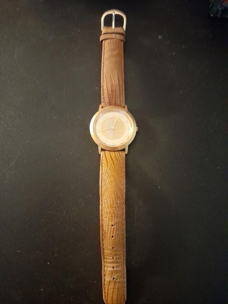 Horloge met euro/Beatrix wijzerplaat, Sieraden, Tassen en Uiterlijk, Horloges | Heren, Overige merken, Staal, Ophalen of Verzenden