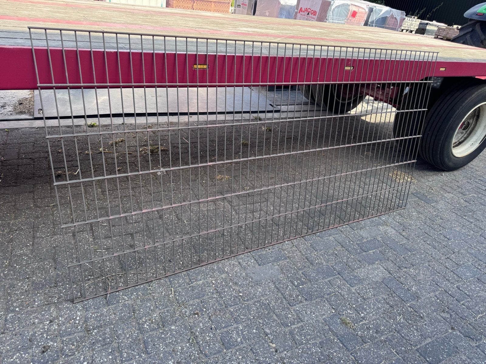3x Zwaar dubbelstaafmat hekwerk 8-6-8, Tuin en Terras, Ophalen, Nieuw, IJzer, Dubbelstaafmat hekwerk