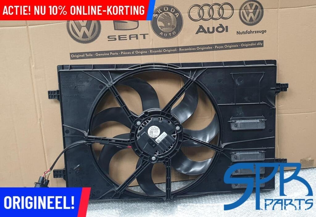 FAN VENTILATOR FANHUIS Radiateurfan 5Q0121203CT 5Q0121205AP, Volkswagen, Nieuw, Ophalen of Verzenden