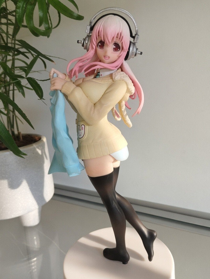 super sonico anime figure daily life, Ophalen of Verzenden, Gebruikt