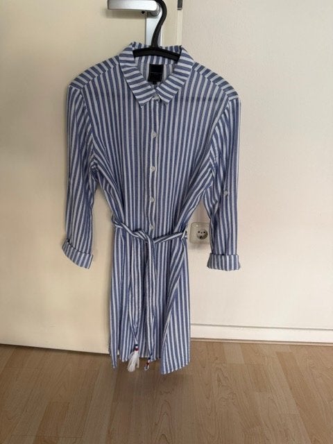Josephine & Co - Blauwwit gestreepte tuniek & centuur mt 36, Josephine & Co, Blauw, Ophalen of Verzenden, Maat 36 (S)
