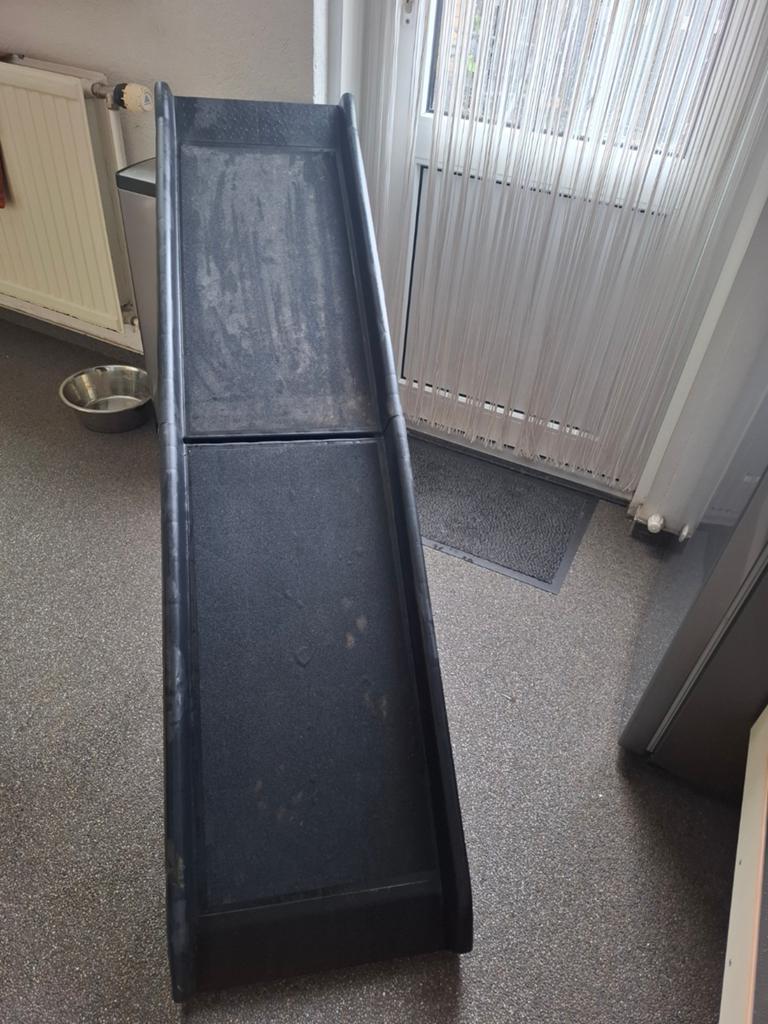 Loop plank voor honden, Ophalen