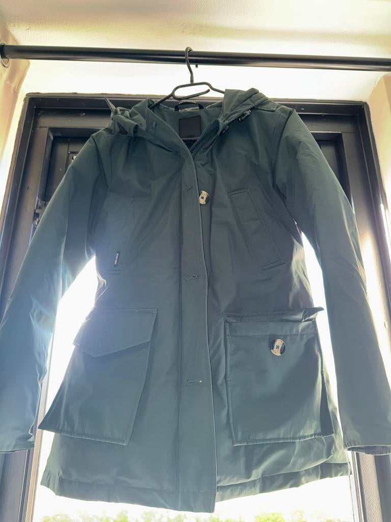 Airforce jas dames, Kleding | Dames, Jassen | Winter, Zo goed als nieuw, Maat 36 (S), Groen, Ophalen