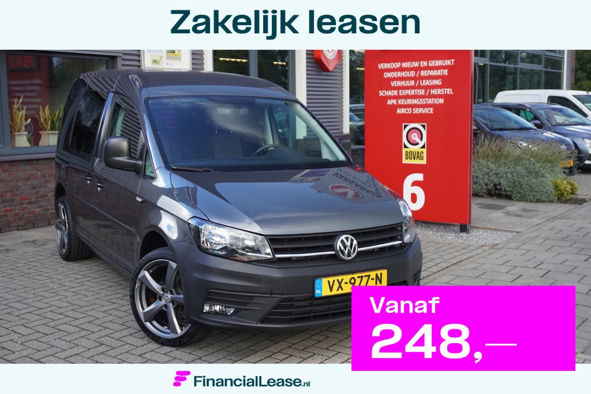Volkswagen Caddy 1.6 TDI L1H1 Comfortline; Dubbele schuifdeu, Voorwielaandrijving, Euro 5, Stof, Gebruikt